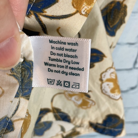 Roller Rabbit Evandra Floral Noemie Top Sz L Boho Feminine Romantic Official - Picture 11 of 16